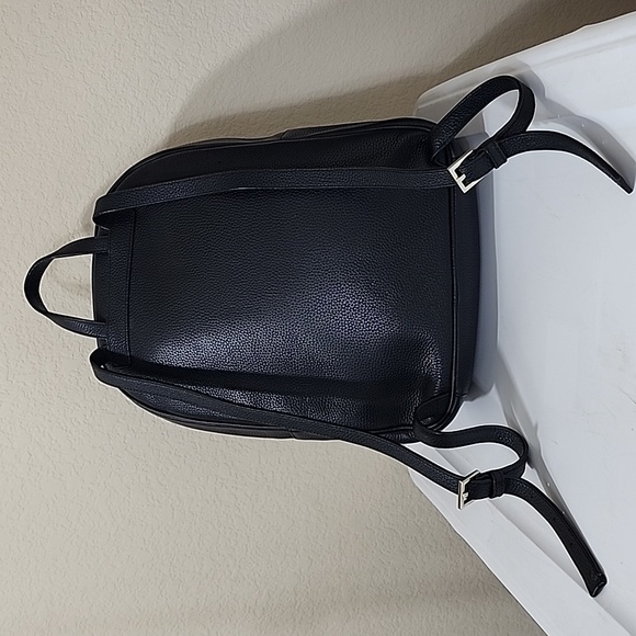 Kate Spade Black Leather Full Size Backpack - Picture 4 of 9